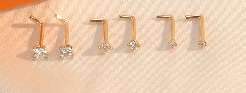 14k gold nose sutds 5