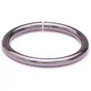 niobium nose ring hoop stud