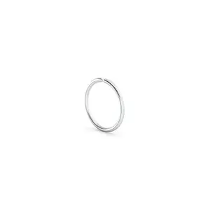 platinum nose hoop